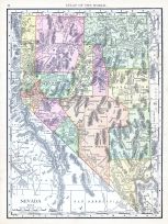 Nevada, World Atlas 1913